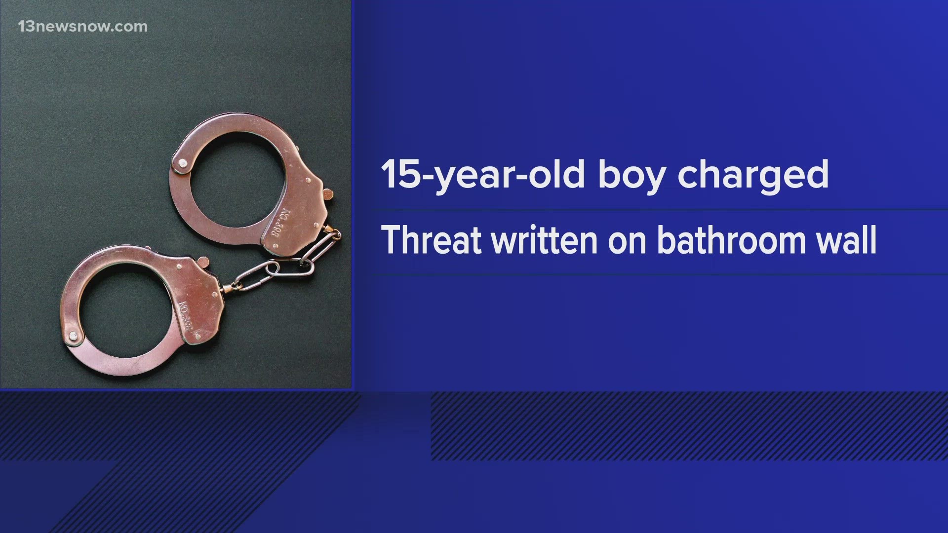 The boy faces several charges, including making threats on school property.