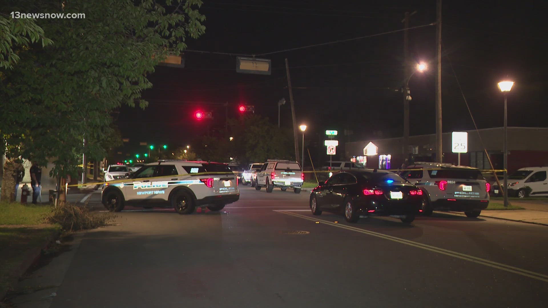 Newport News police found a man with a potentially life-threatening gunshot wound outside near the intersection of 26th Street and Chestnut Avenue.