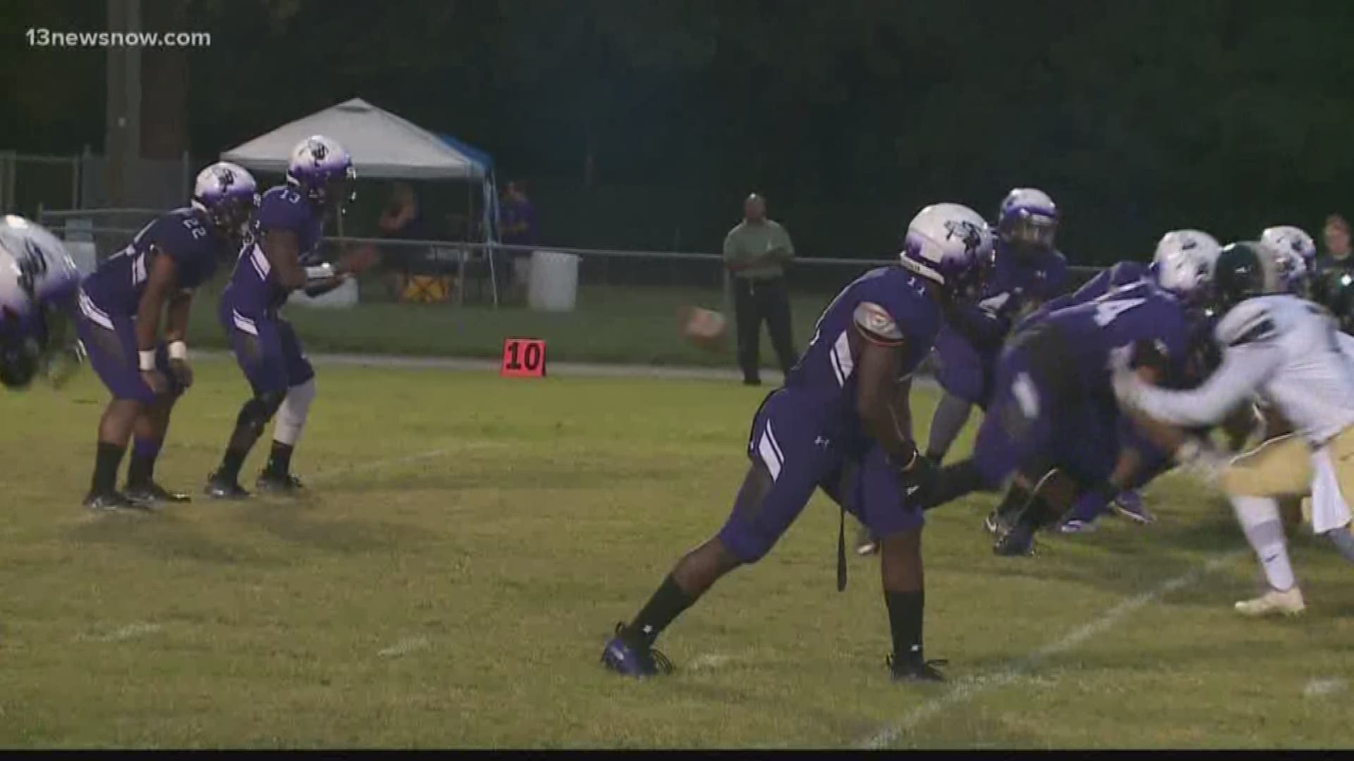 More makeup games on the high school schedule on Tuesday night. Check out highlights from Deep Creek's 24-0 win over Western Branch.