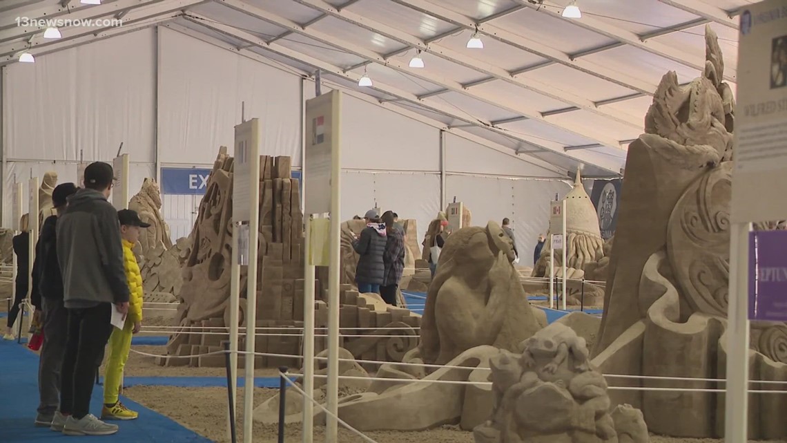 Neptune Festival's Sand Sculpting Championship kicks off in Virginia