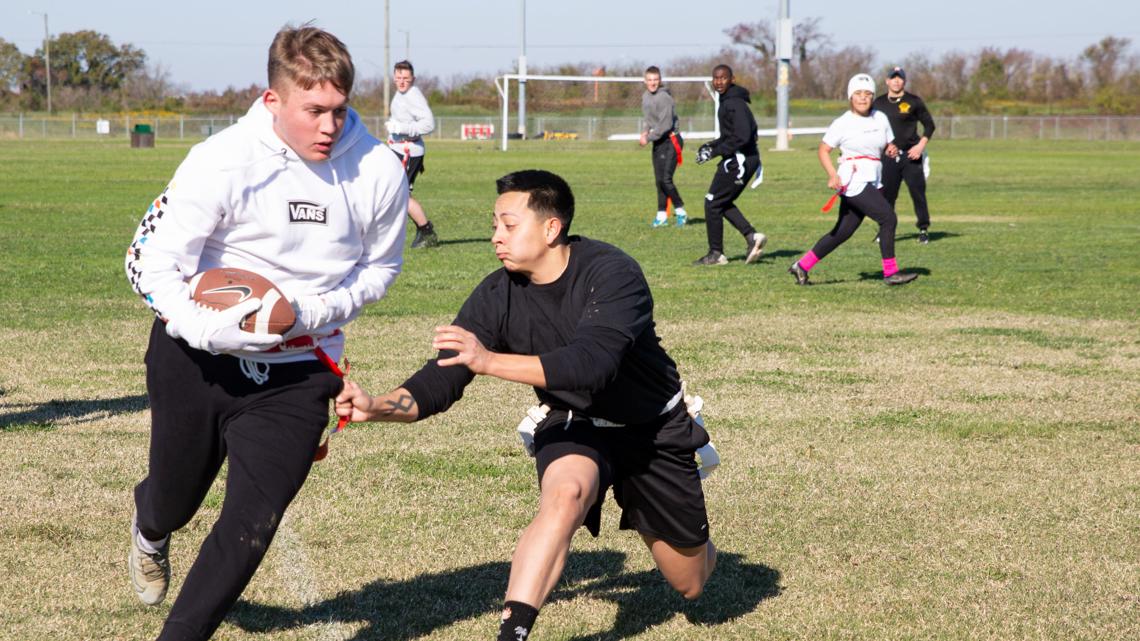 Navy and Joint Base Medics face off in Tidewater Flag Football Challenge