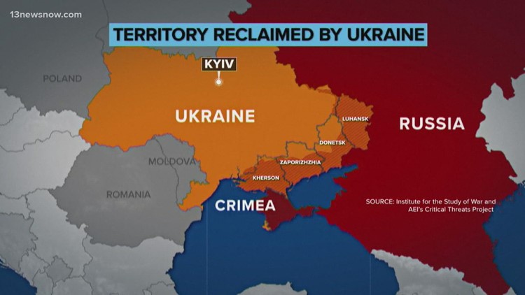 Ukraine makes progress against Russia; Forces regain seized territory