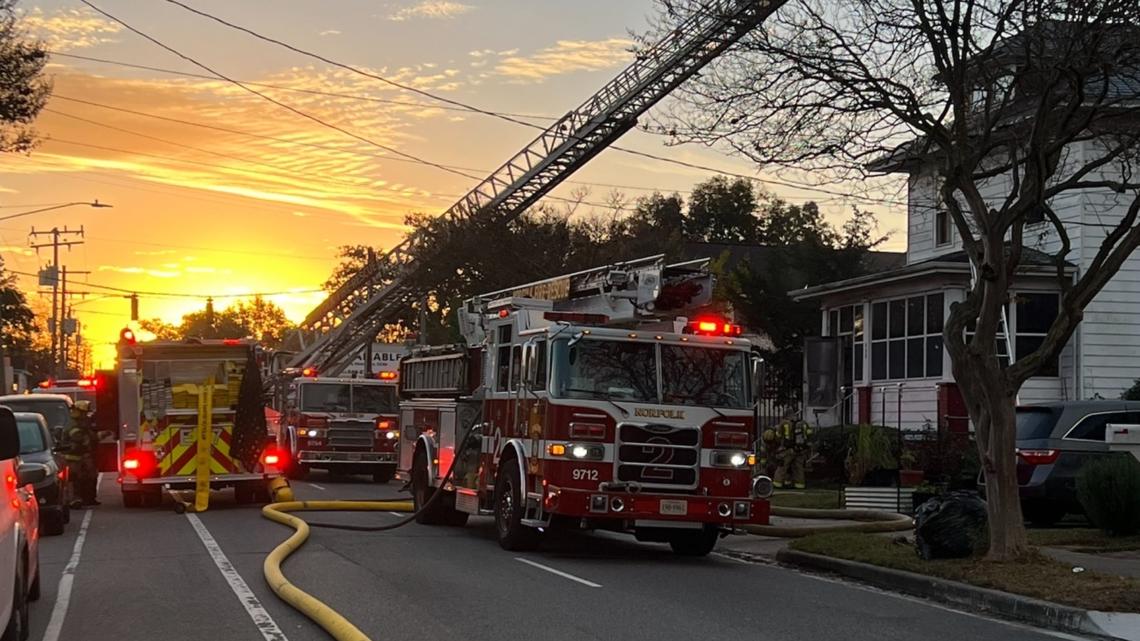 Norfolk house fire displaces 2 people | 13newsnow.com