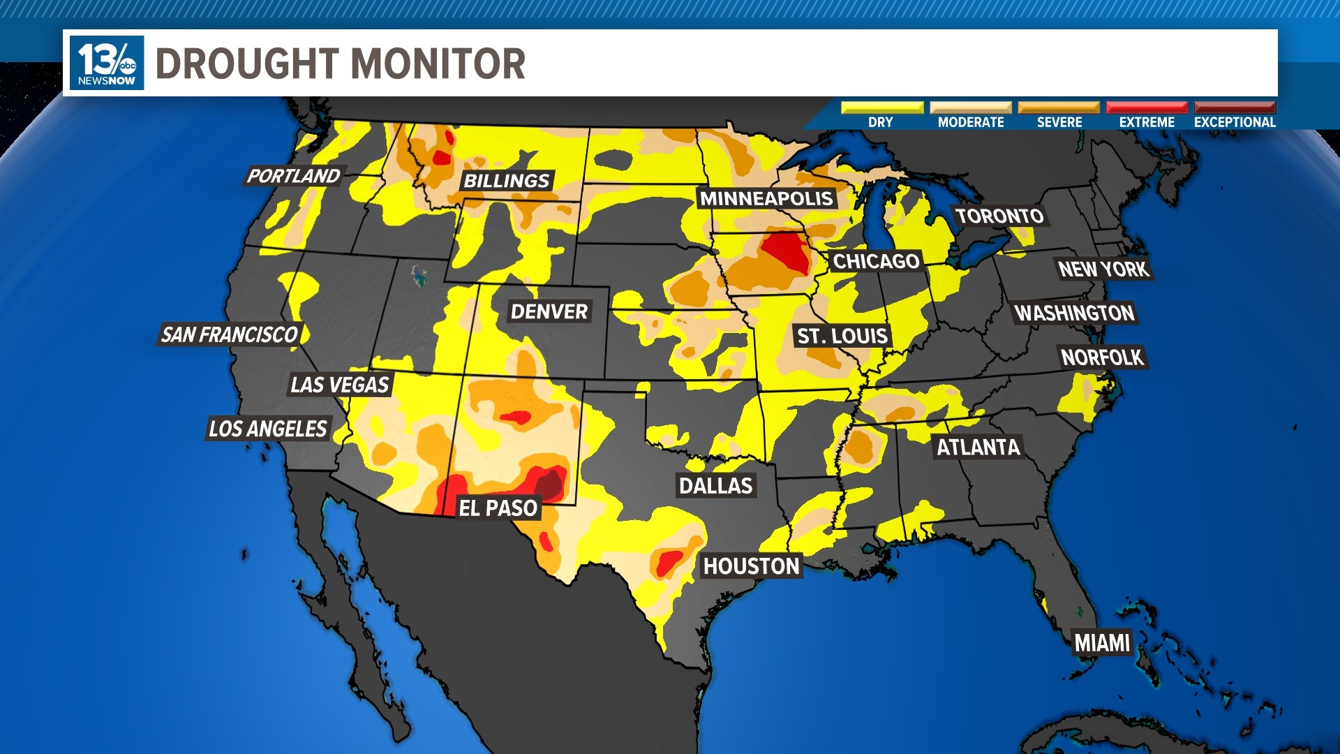 What is the U.S. Drought Monitor? Where does it come from and how often is it updated?