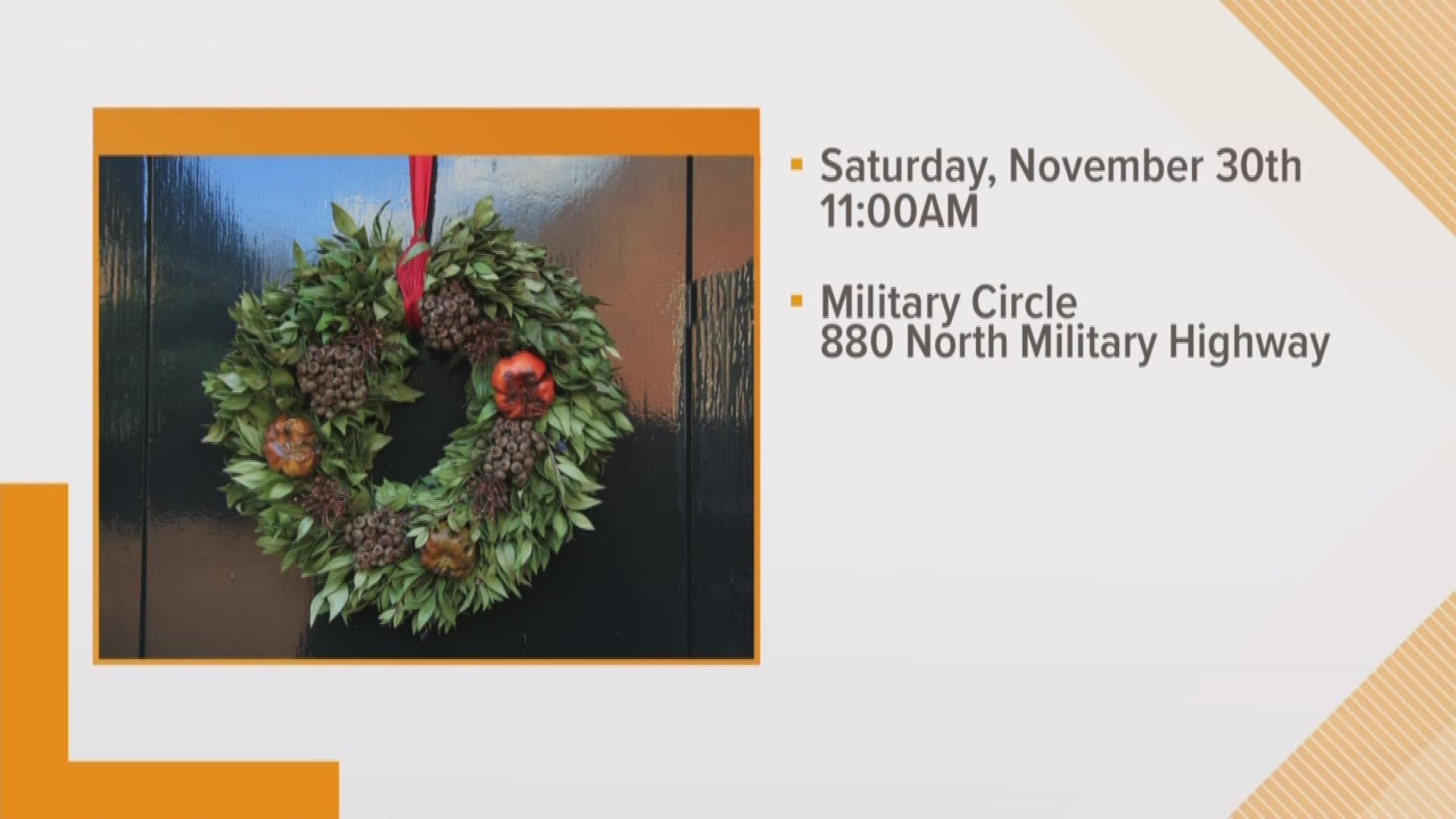 To usher in the holiday season, Military Circle is hosting Santa’s Welcome Parade on Saturday, November 30!