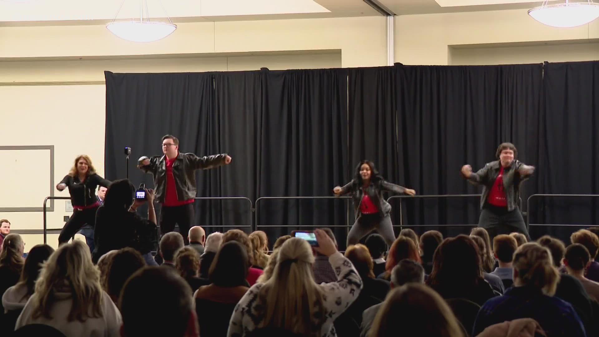 Hampton Roads Special Olympic athletes and law enforcement partnered for a dance competition to raise money for Special Olympics Virginia.