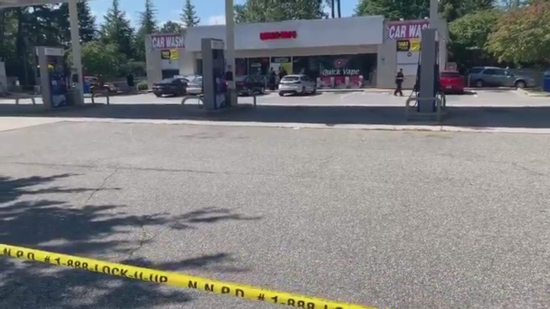 Deadly Newport News shooting at gas station on Jefferson Avenue
