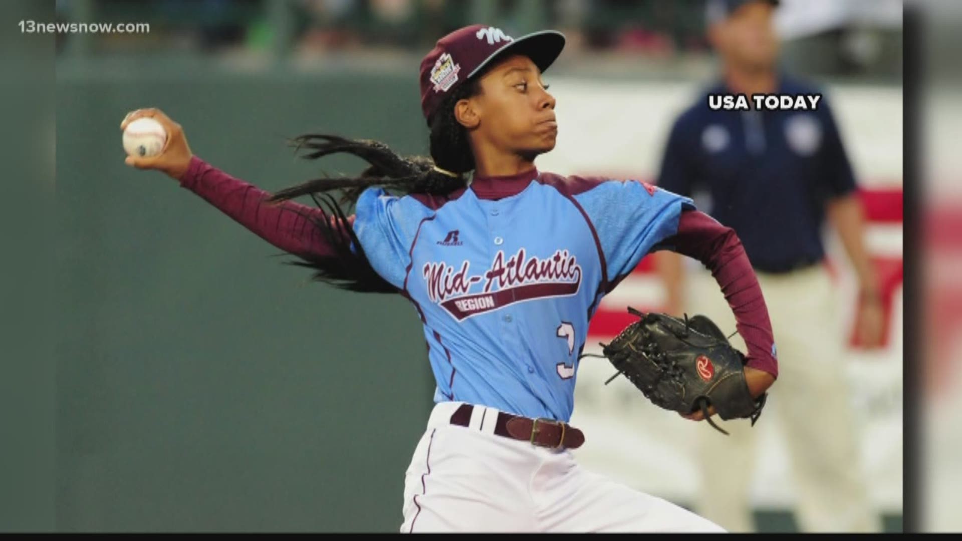 Mo'ne Davis, former Little League World Series star, makes her