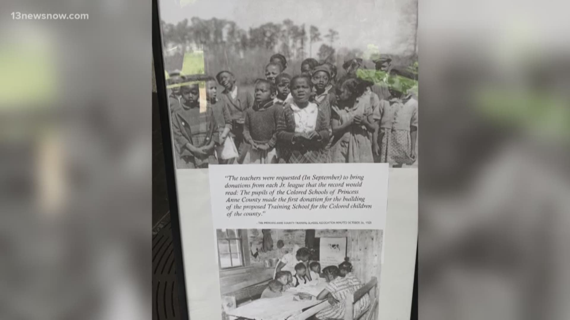 The exhibit features artist Richard Hollant’s photos of prominent residents of Virginia Beach's African American historic neighborhoods and video interviews.
