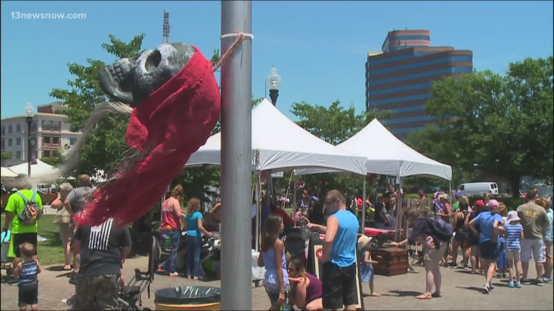 Hampton's waterfront will be overrun by pirates this weekend.