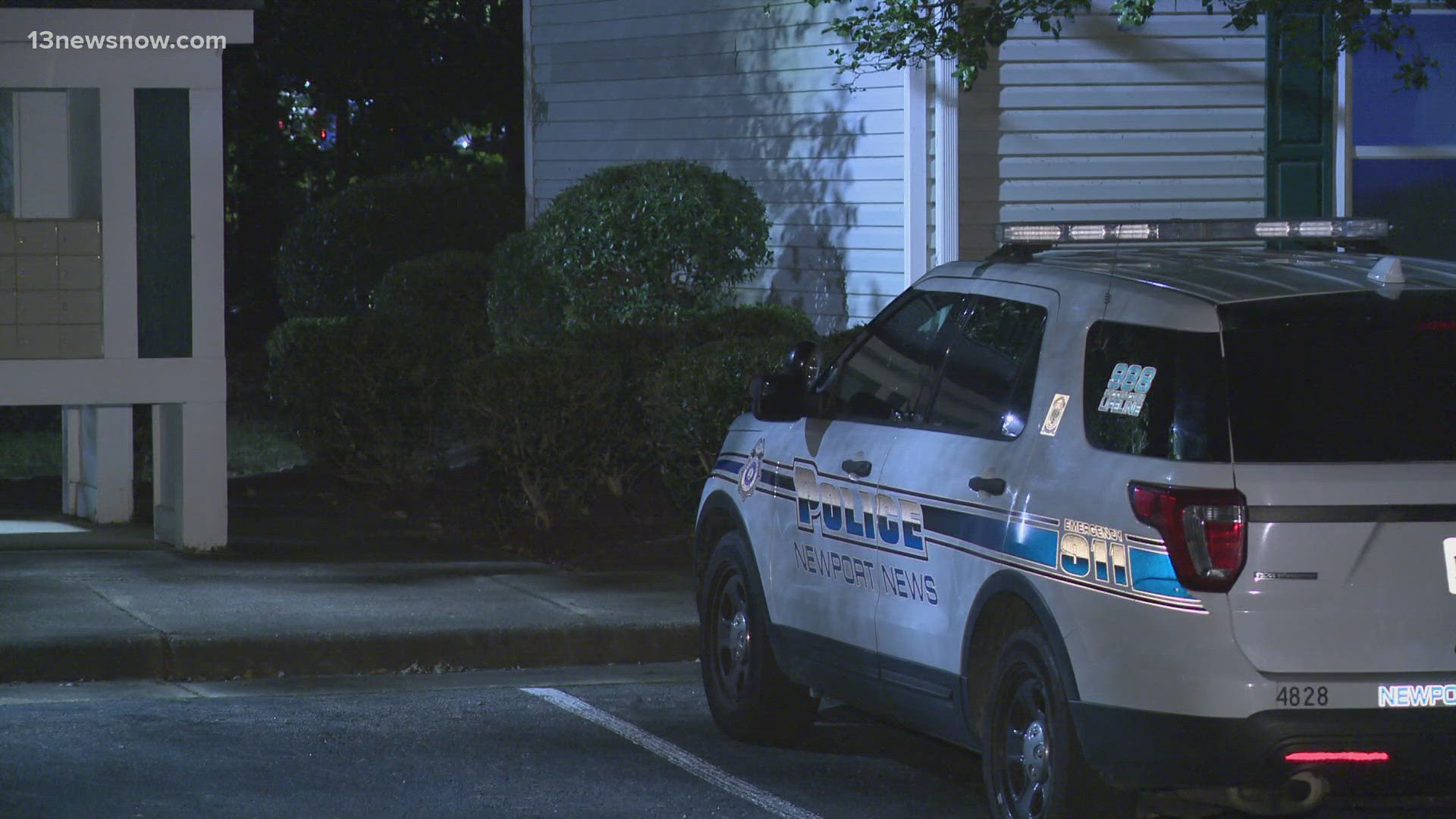 Newport News police say this man was quote "agitated" and holding a weapon that weapon later turned out to be a BB gun.