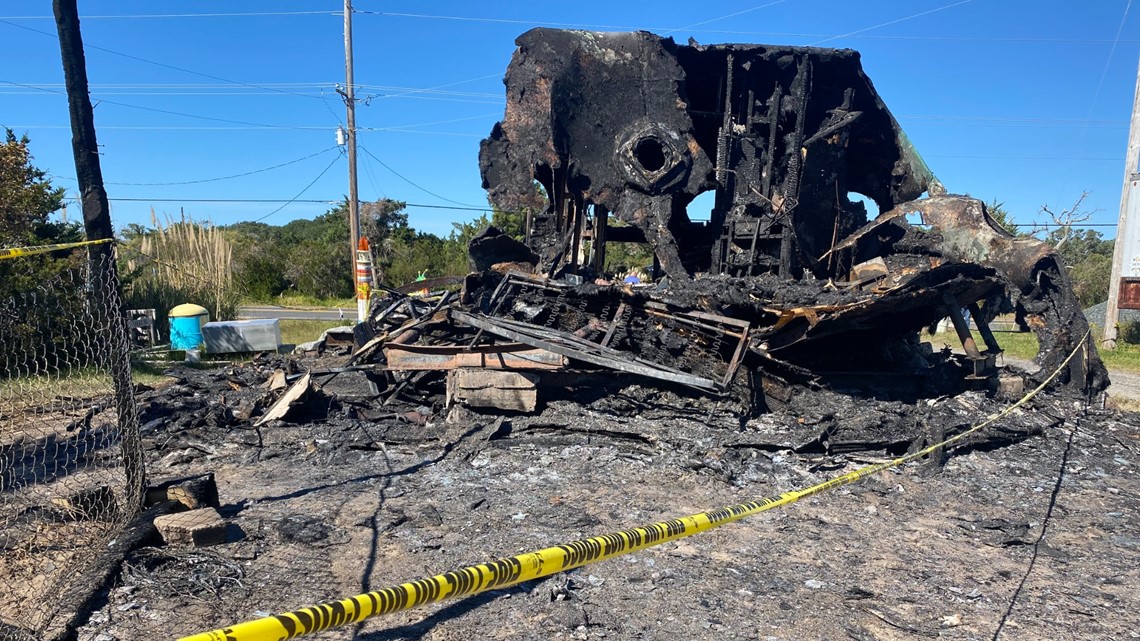 Frisco UFO spaceship Fire destroys Outer Banks landmark