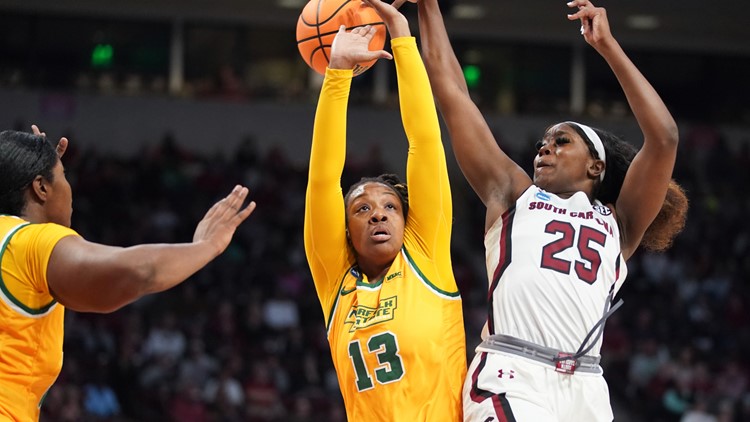 NSU women falls to top ranked South Carolina in the NCAA Tournament