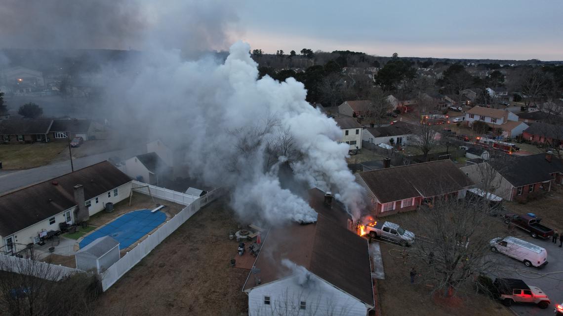 One person displaced after space heater house fire in Virginia Beach ...