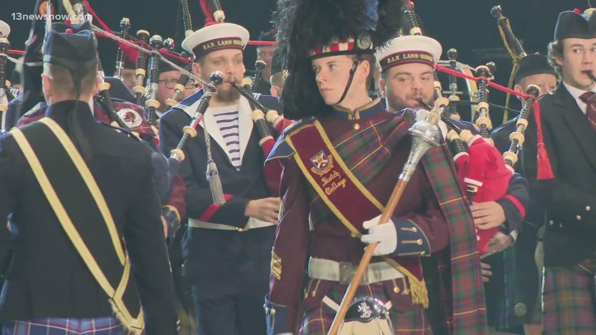 The annual event is an exhibition of military bands, massed pipes and drums, military drill teams, Celtic dancers, and choirs, presented in cooperation with NATO.