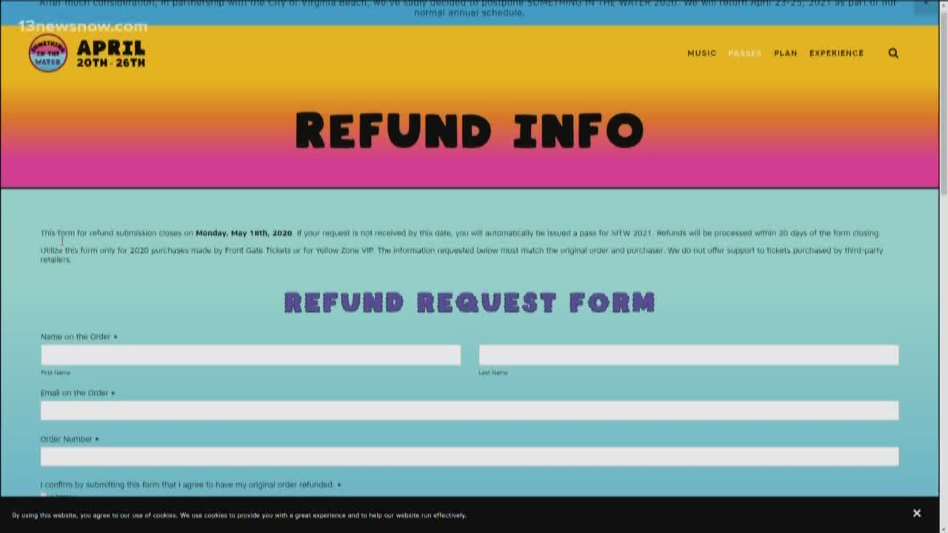You have until May 20 to put your refund request submission in.