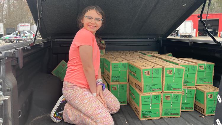 900,000 boxes of Girl Scout Cookies arrive in Hampton Roads for local troops to sell