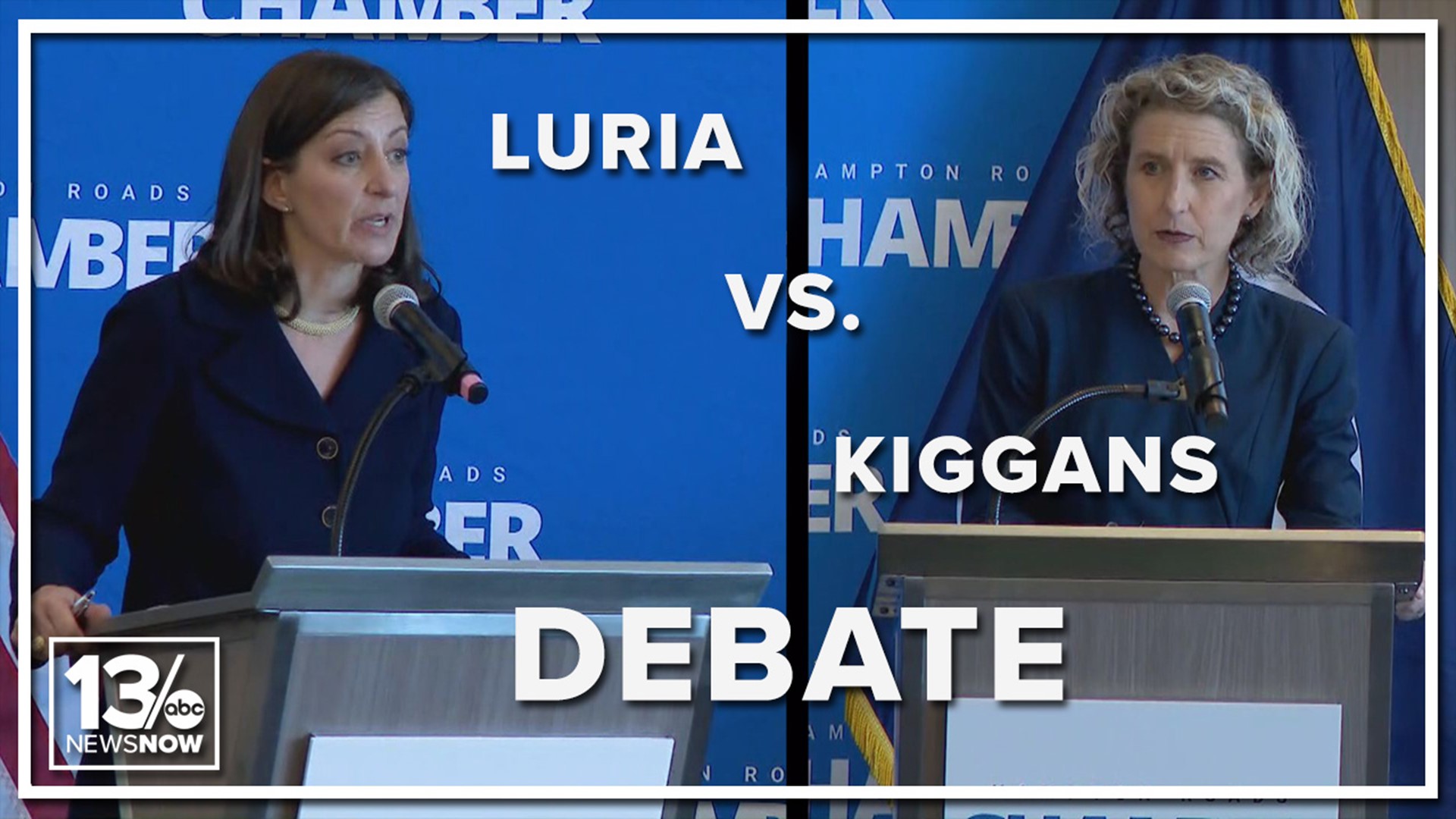 Democratic U.S. Rep. Elaine Luria and GOP challenger Jen Kiggans faced off in a combative debate in their closely watched race to represent Virginia's 2nd District.