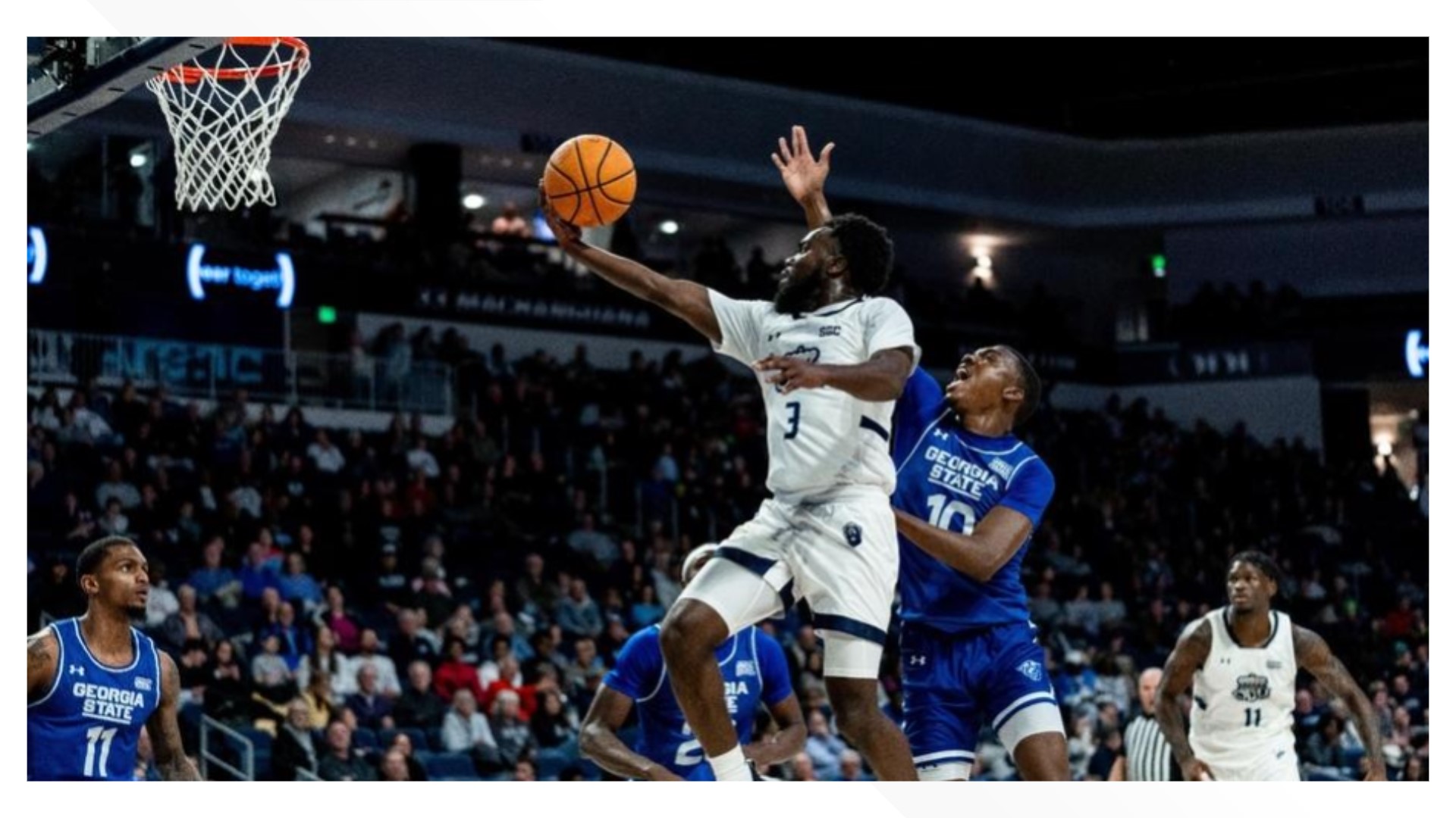 Chaunce Jenkins led the Monarchs with 22 points and Devin Ceaser added 10 and the Monarchs also got a huge boost from a loud and supportive crowd of 5,996.