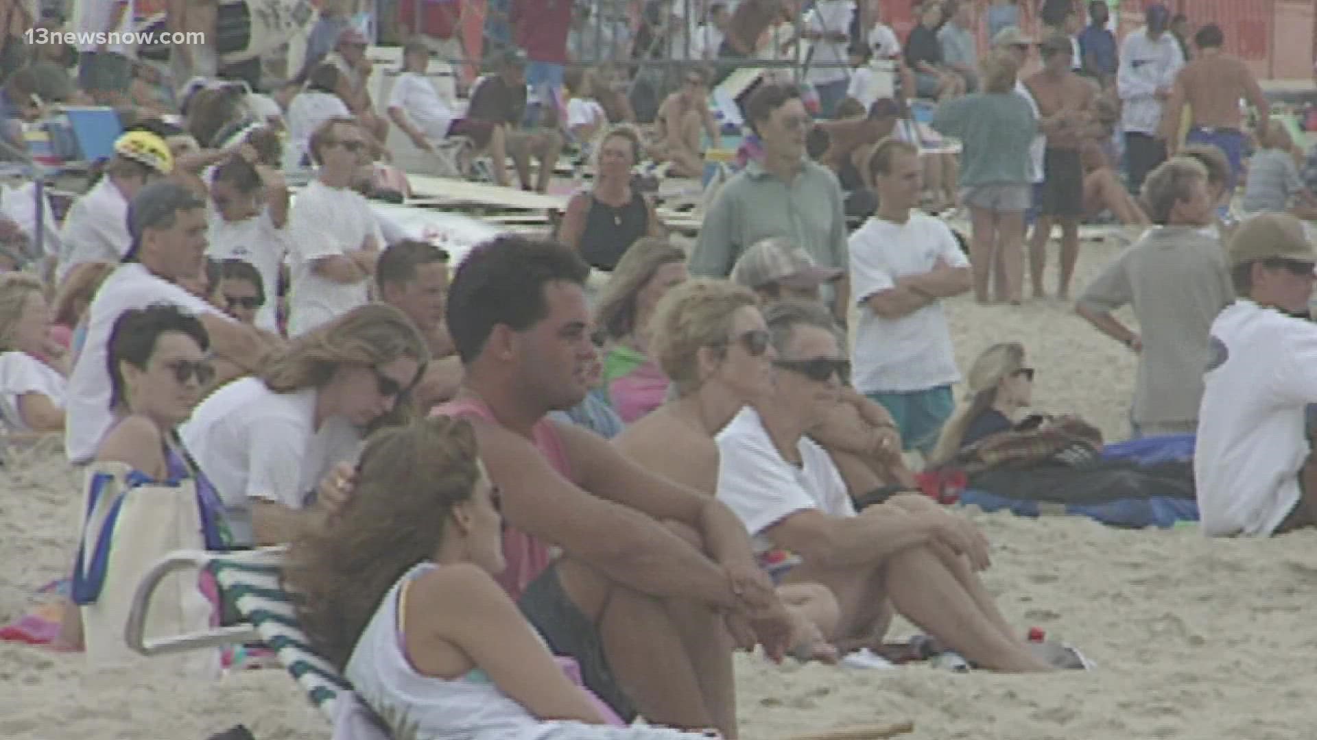 More than 100,000 people will flood the Oceanfront from August 21 until the 28 to see the competition.