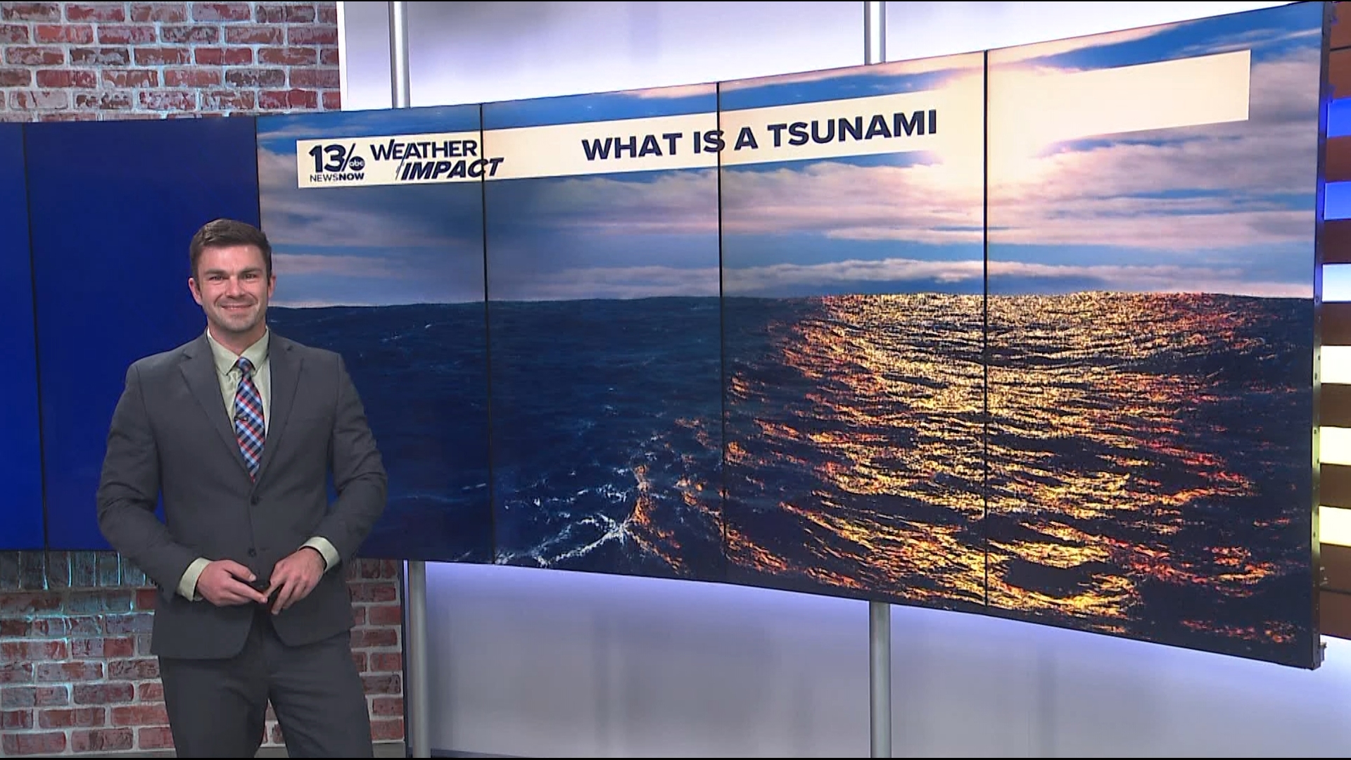 A tsunami is a series of waves caused by a significant and sudden movement of water in the ocean.