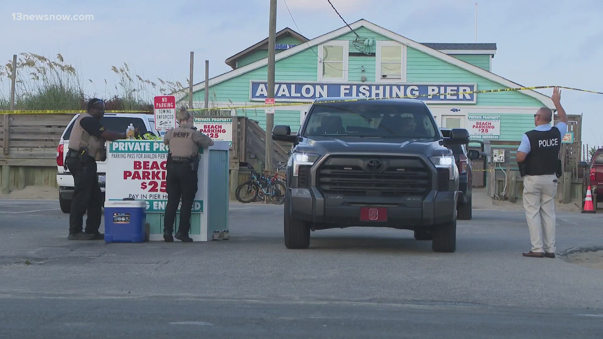 One person died in a shooting at Avalon Fishing Pier in Kill Devil Hills. Another was airlifted to a Norfolk hospital.