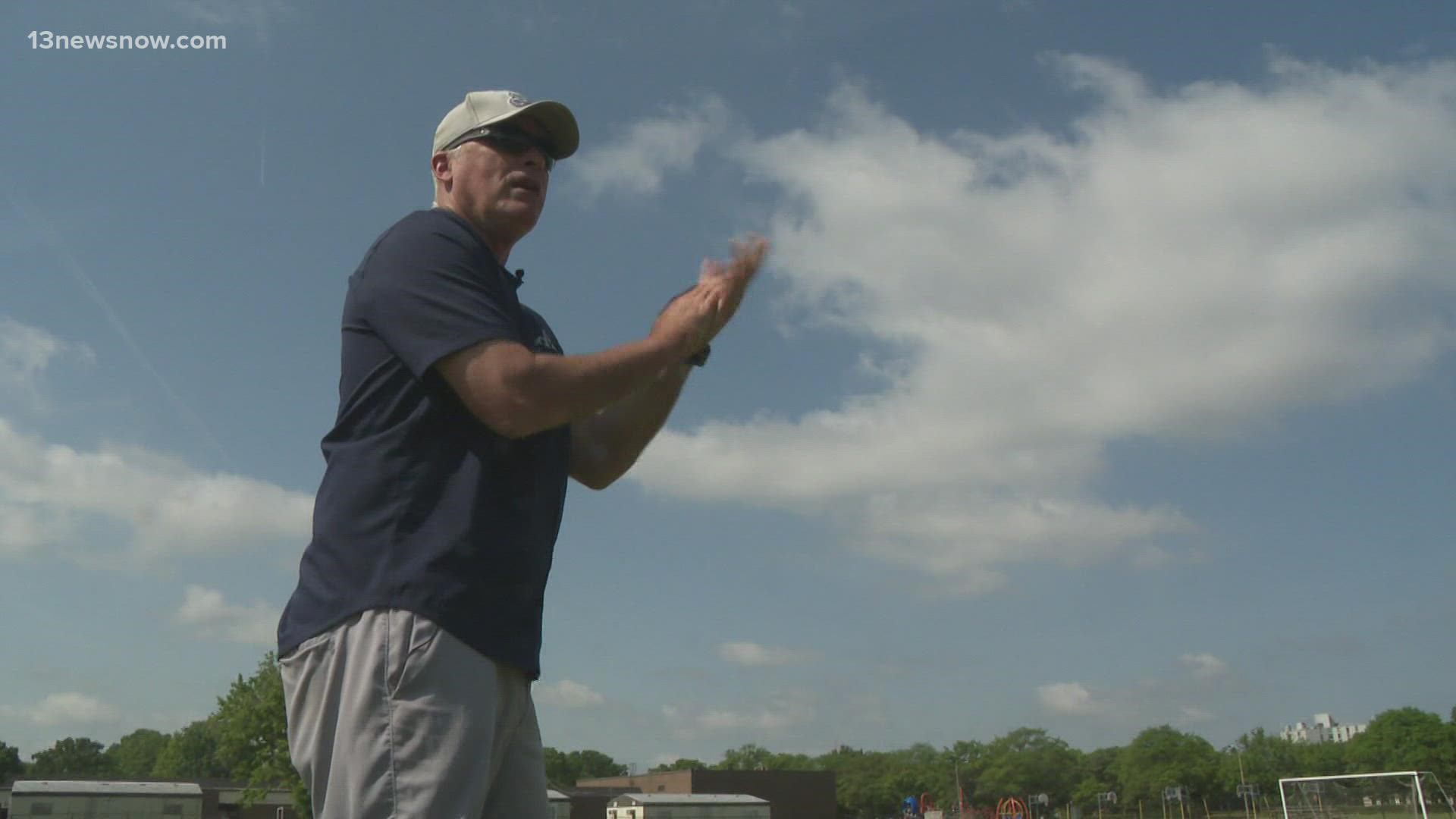 The former ODU head football coach is still in the Hampton Roads area.