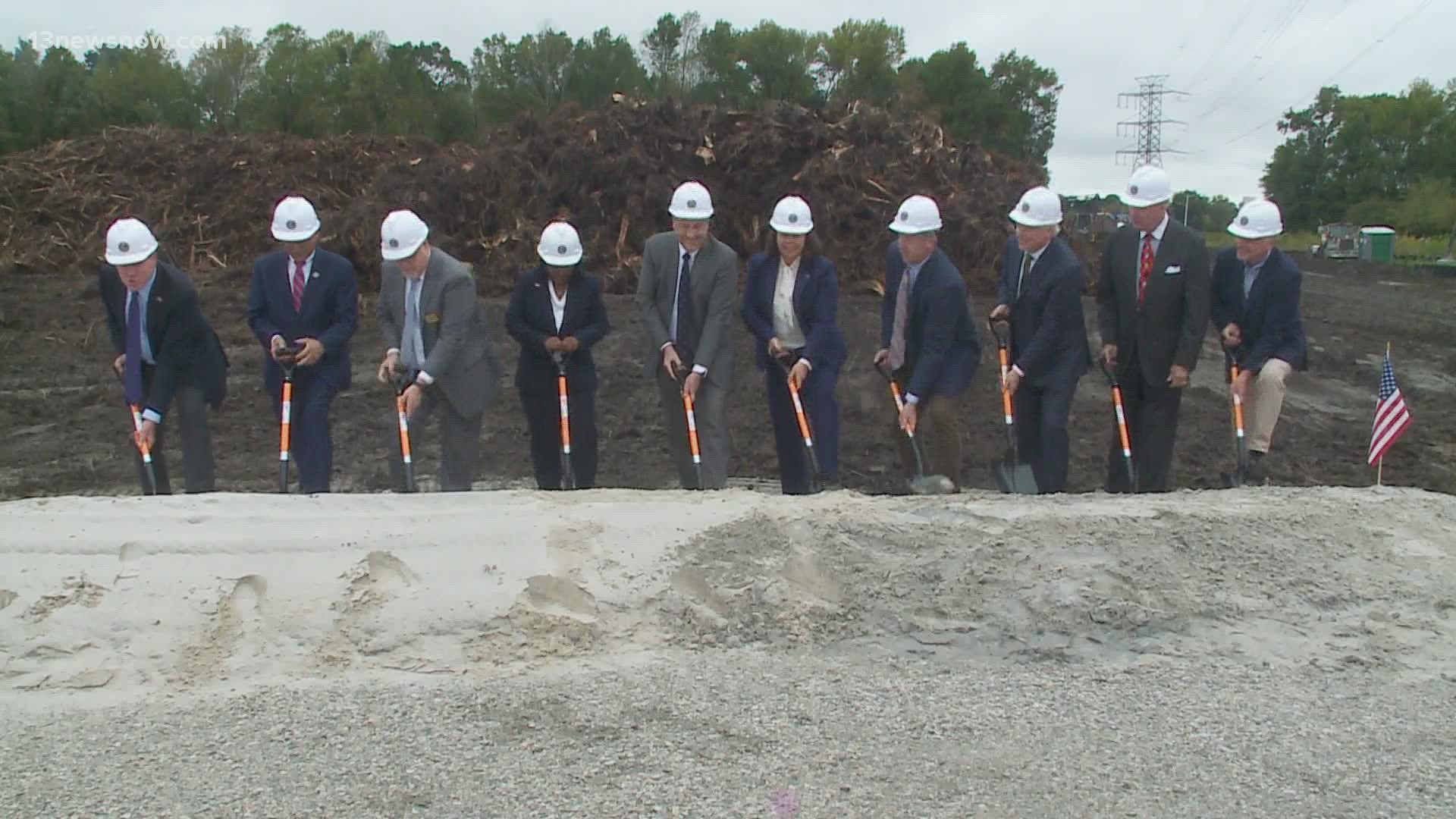 On Wednesday, ground was broken for the new Department of Veterans Affairs Chesapeake Healthcare center.