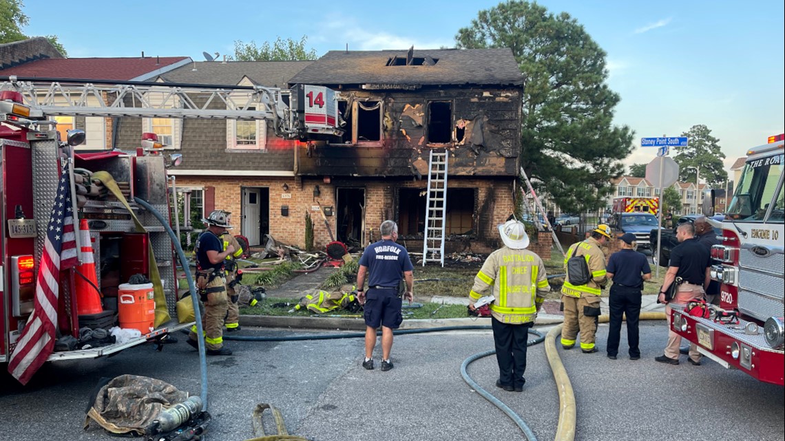 Townhouse fire in Norfolk displaces four people - Vimarsana News