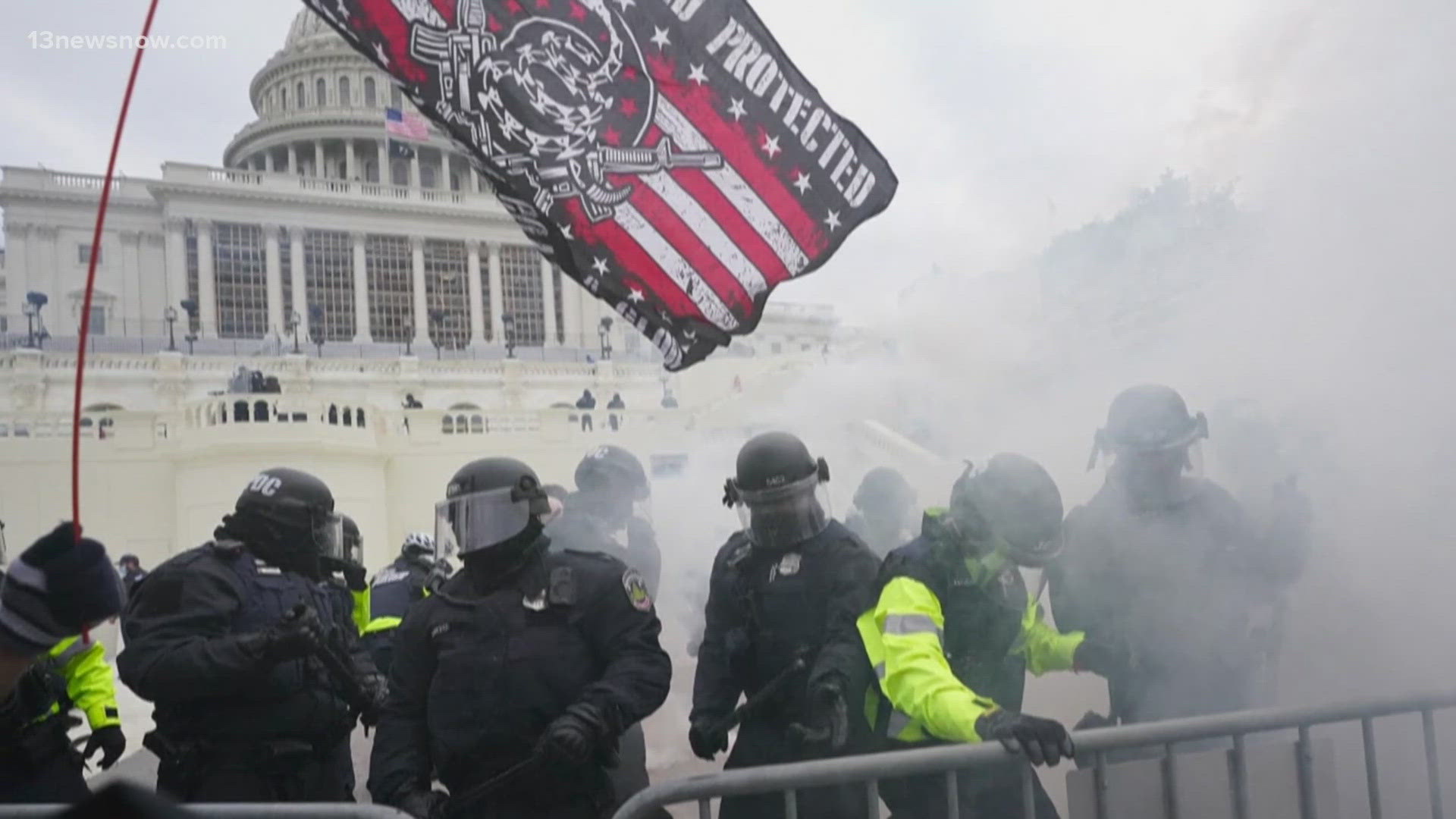 A Chesapeake man charged with breaching the U.S. Capitol on January 6 will spend six months in prison.