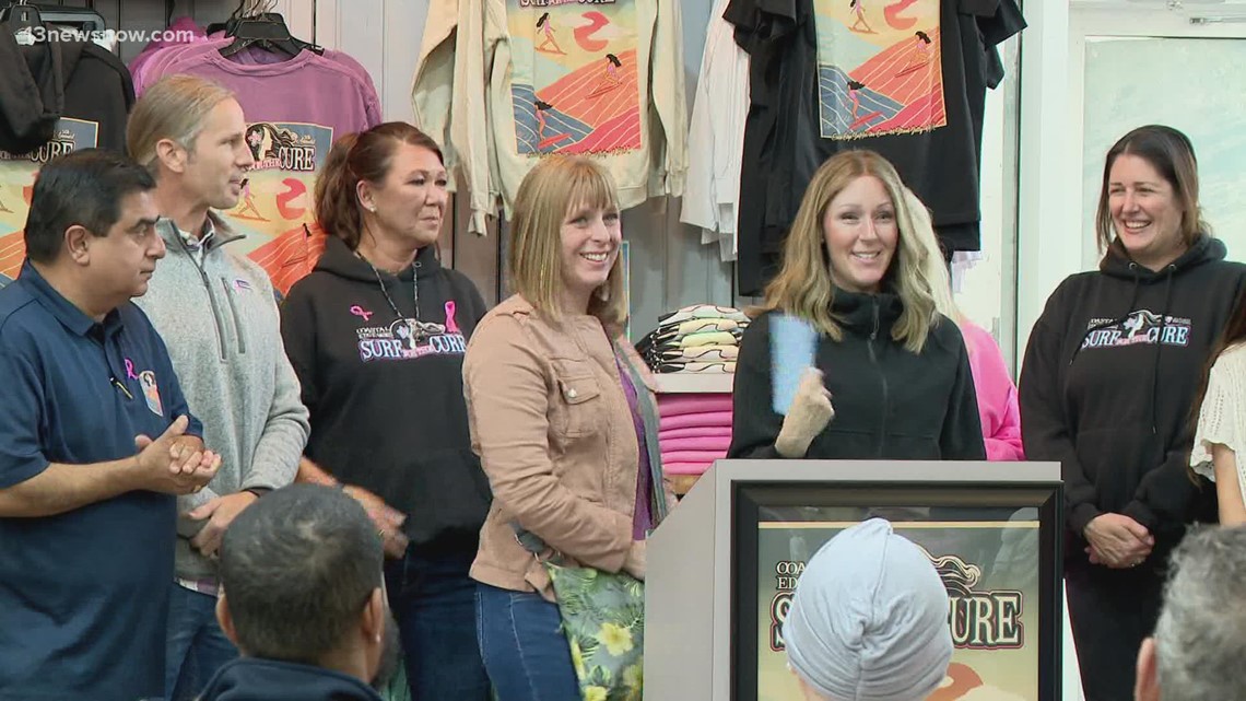 Women battling breast cancer get boost from Surf for the Cure fundraiser