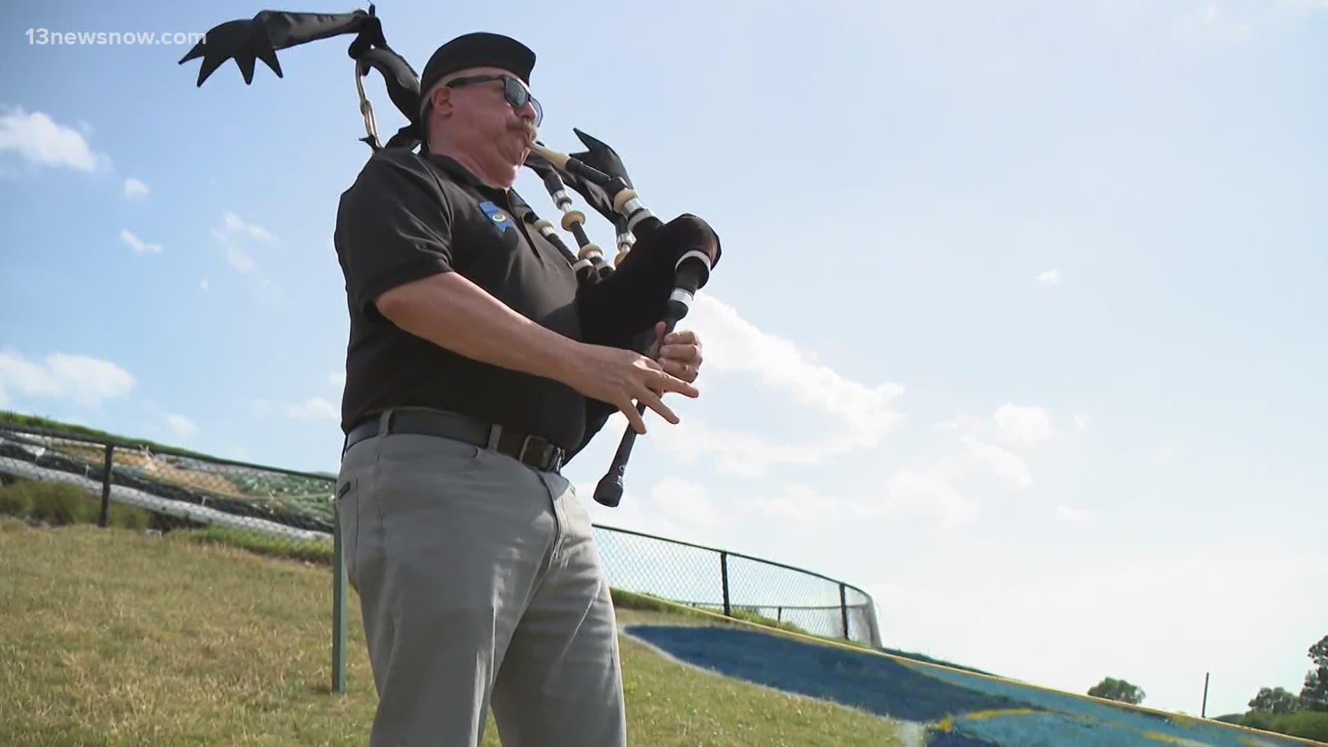 Chris Rapp was one of 12 people killed in the May 31, 2019 shooting. Rapp and Thom Metz played together for Tidewater Bagpipes and Drums.