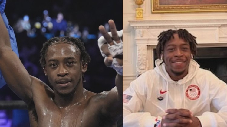 Norfolk's Davis wins 1st fight from Vegas then visits White House