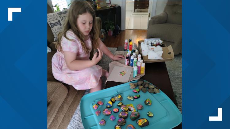 MAKING A MARK: 8-year-old girl paints rocks to raise money for Peninsula SPCA
