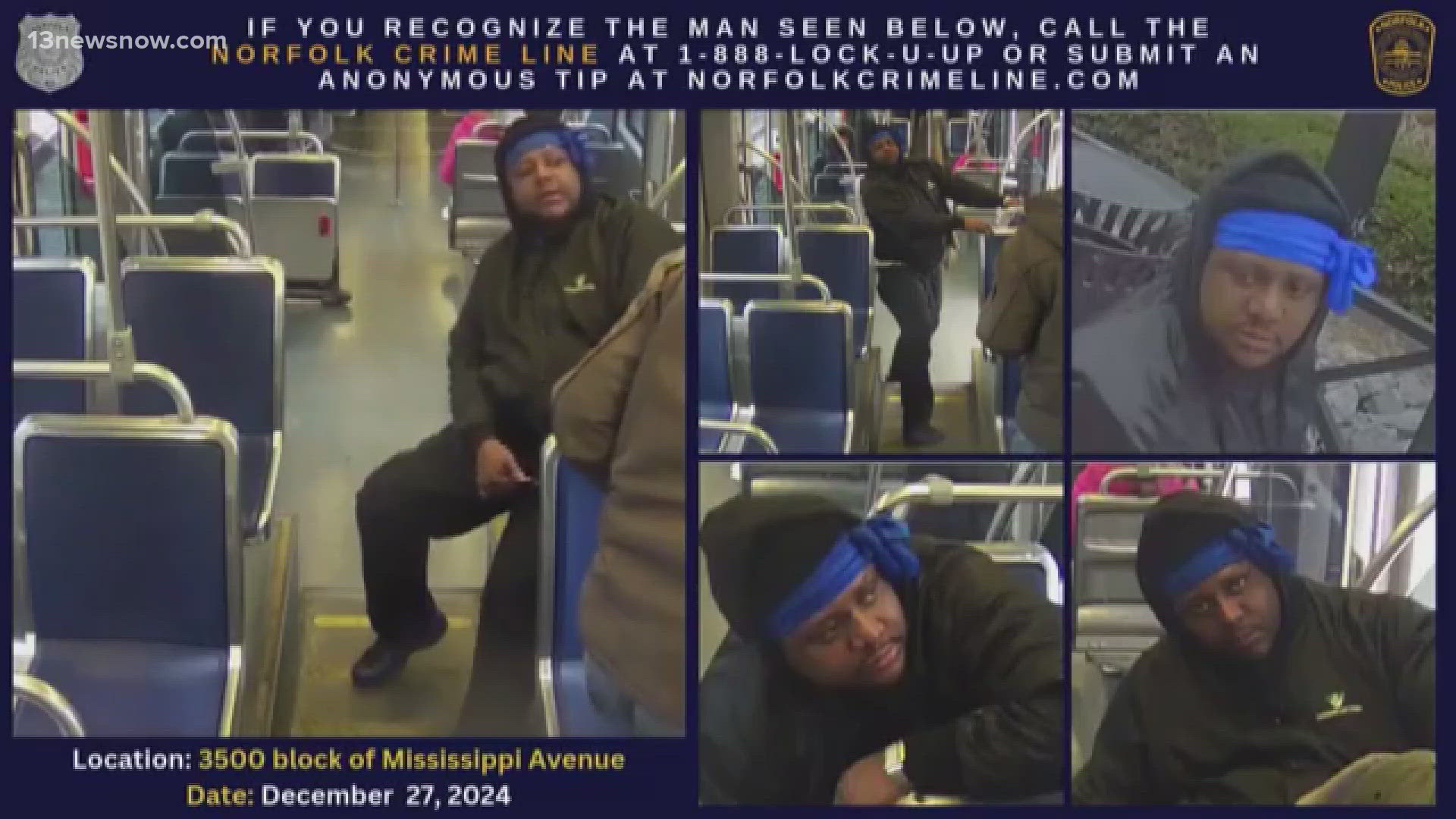 Man accused of robbery with knife on Norfolk light rail | 13newsnow.com