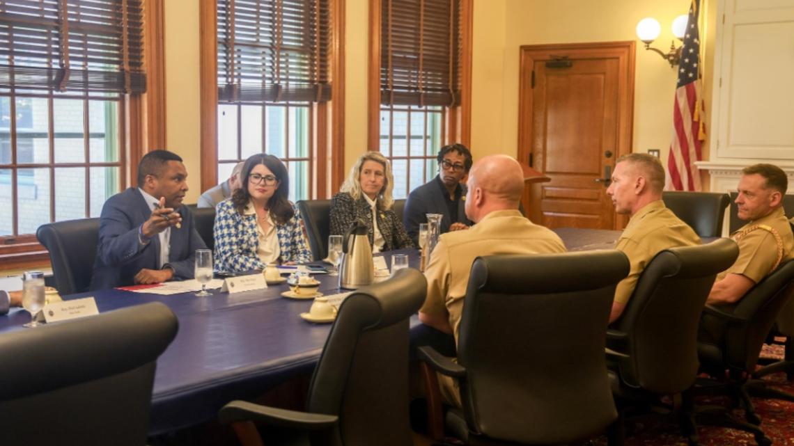 Kiggans, Davis join bipartisan delegation visit to U.S. Naval Academy