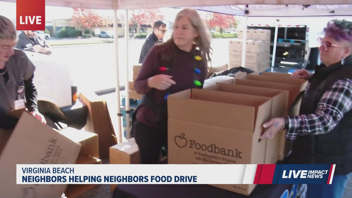 13News Now, Audacy Norfolk hosts food drive in Virginia Beach