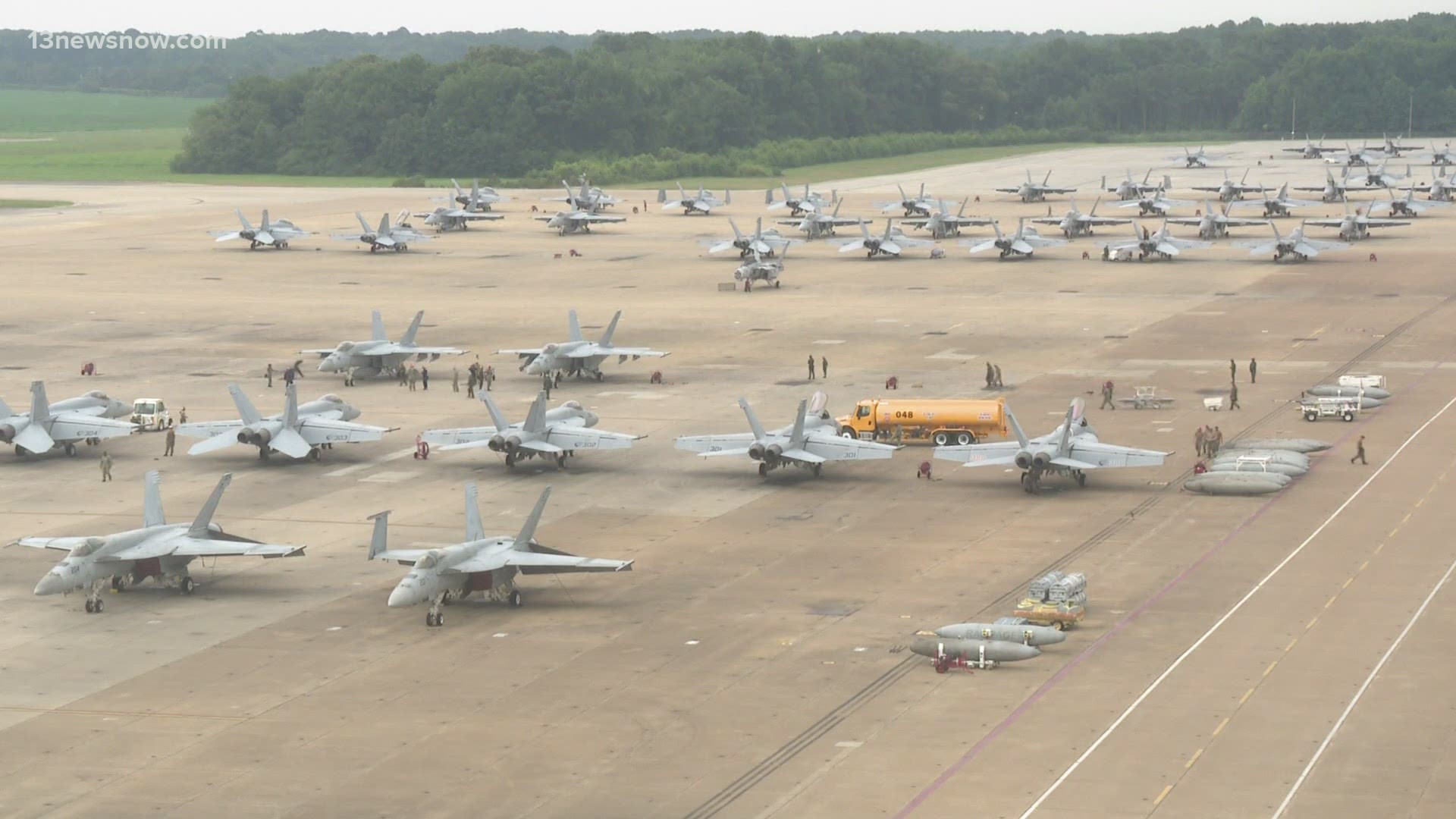 Naval Air Station Oceana and the City of Virginia Beach are finalizing an agreement to lease out hundreds of acres of under-utilized base property.