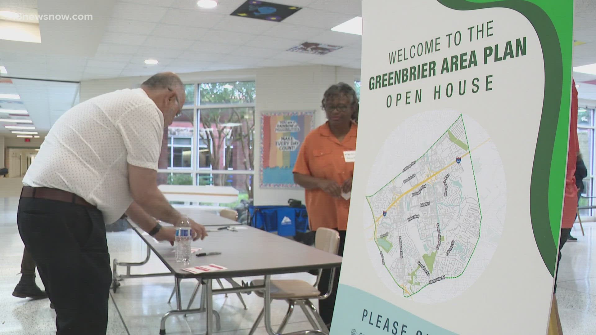 Chesapeake residents got a chance to see plans for the future of Greenbrier. The city held an open house at Greenbrier Middle School on Wednesday night.