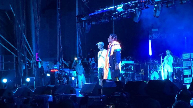 Fans speculate on who will perform with Pharrell Williams at Something in the Water