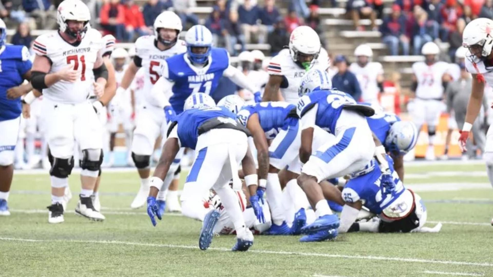 Despite the loss, Hampton outgained the Spiders 391-322, had 24 first downs to Richmond's 16, and ran 79 plays to Richmond's 55.