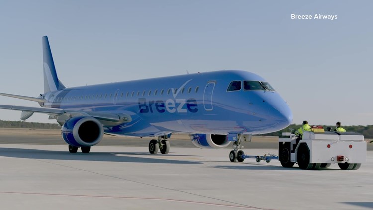 Breeze Airways launching nonstop service to Los Angeles from Norfolk