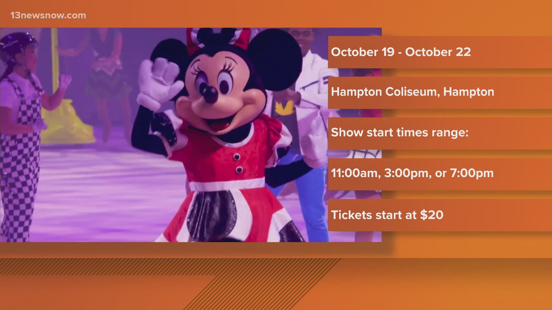 Disney on Ice coming to Hampton, Virginia | 13newsnow.com