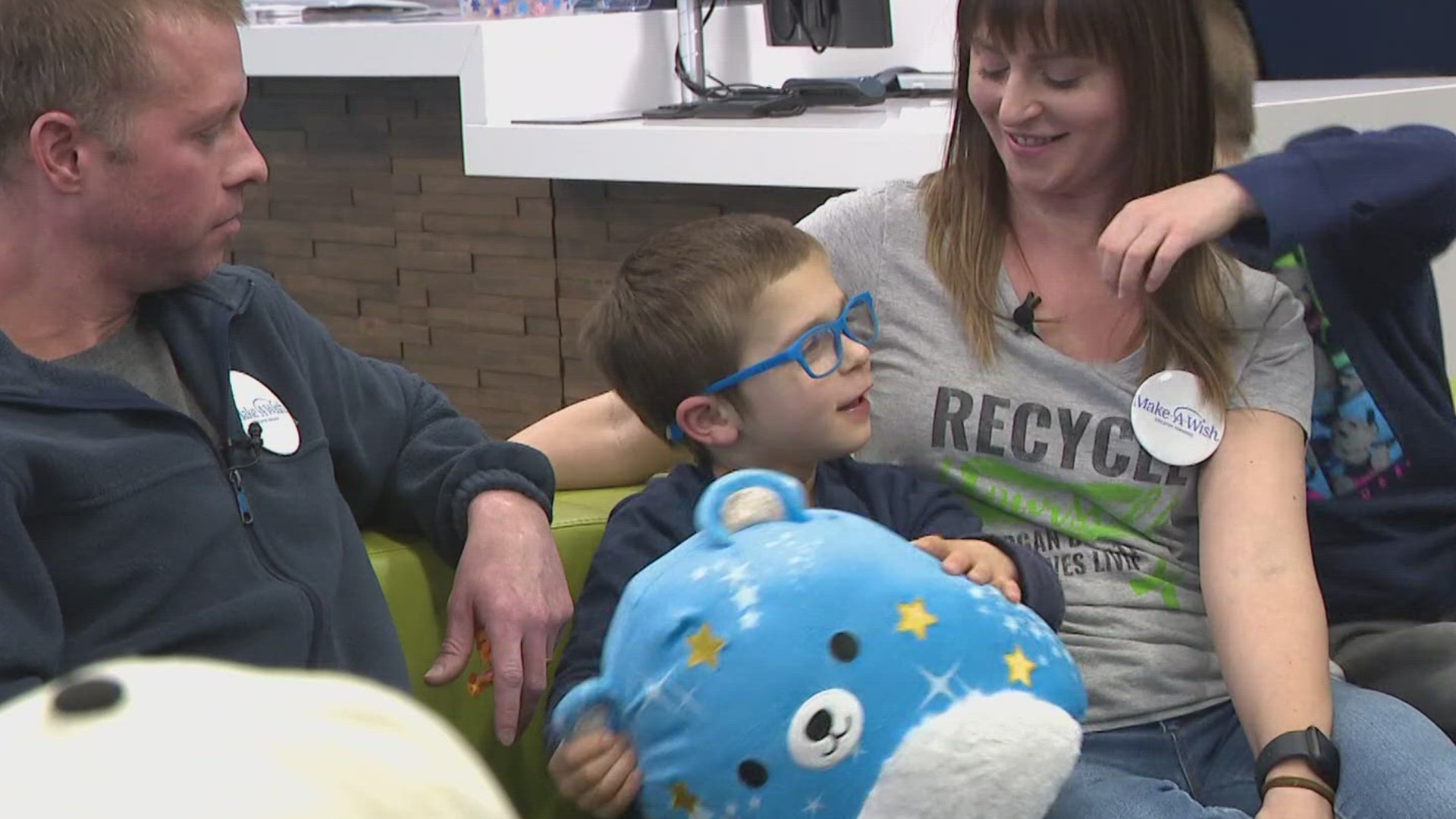 A wish has been granted for a six-year-old boy in Suffolk. Joshua recently had a kidney transplant.