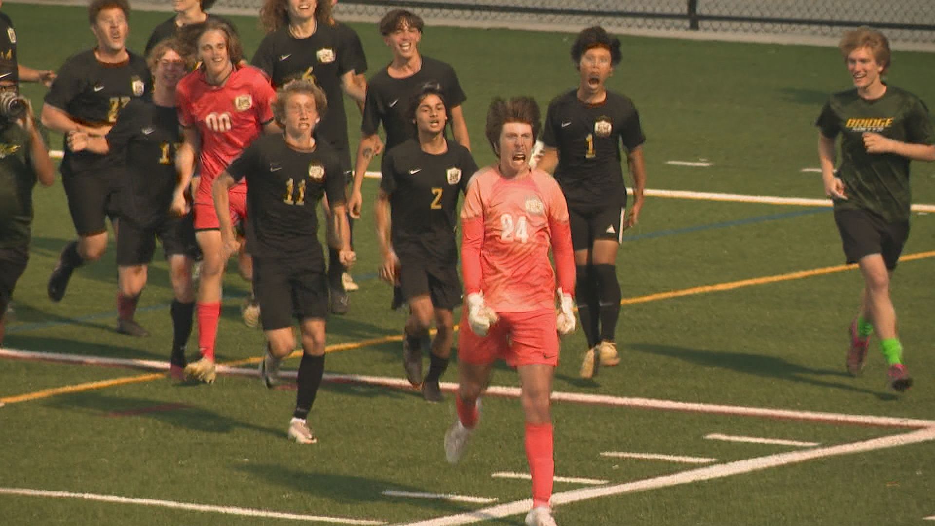 It took 19 penalty kicks and huge save by Wildcats goalie Griffin Thomas to advance to the region final.