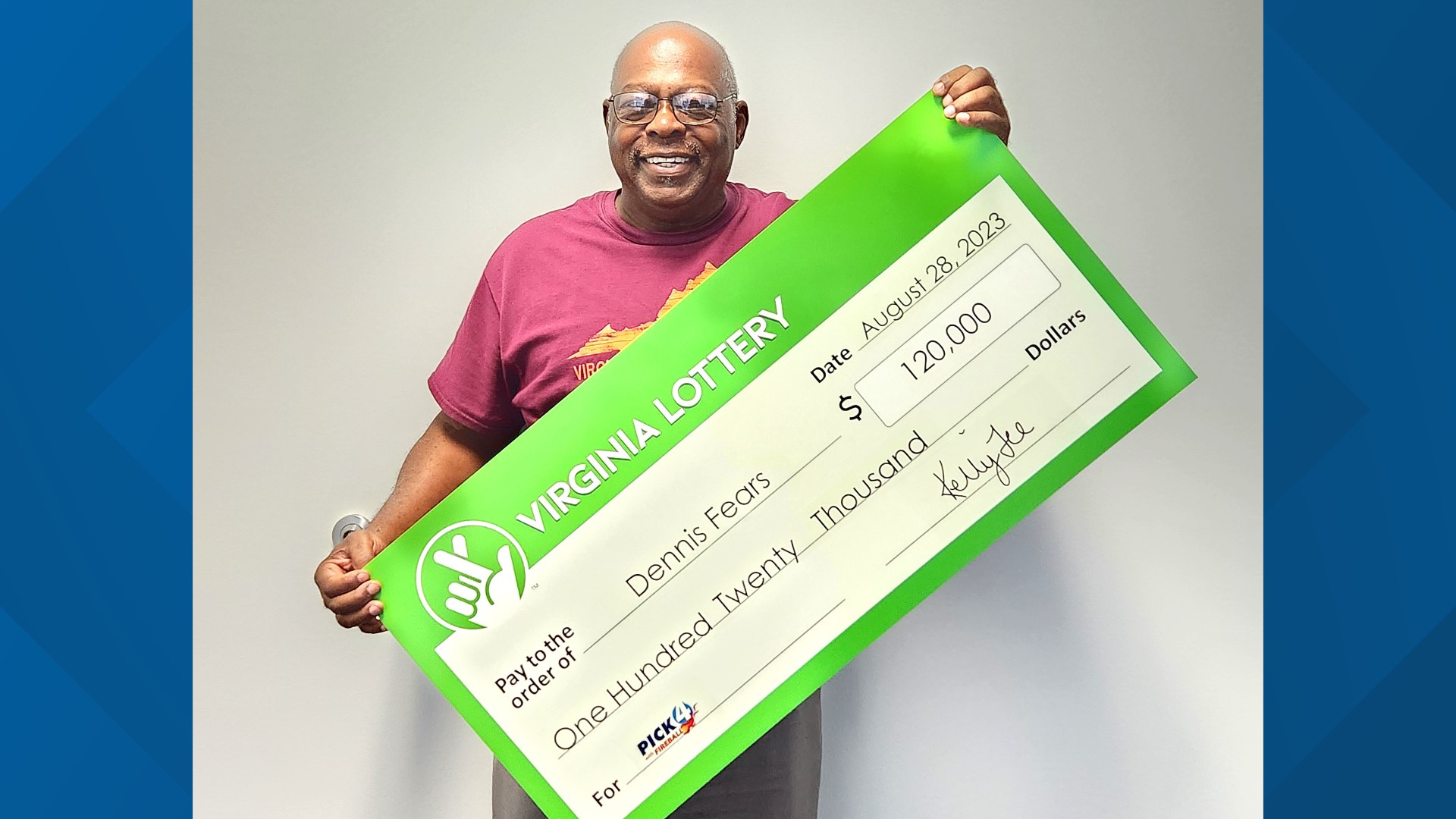 Chesapeake man wins Pick 4 top prize 24 times Virginia Lottery