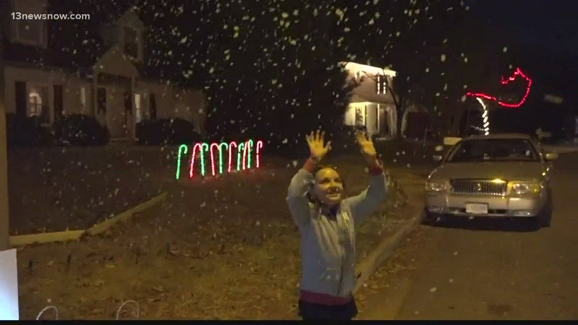 It's definitely the season for bright lights, but one teen in Va. Beach is taking it to a whole new level. He is slowly turning his whole street into a synchronized light display, set to music. And it's not just for fun: it's also a fundraiser.