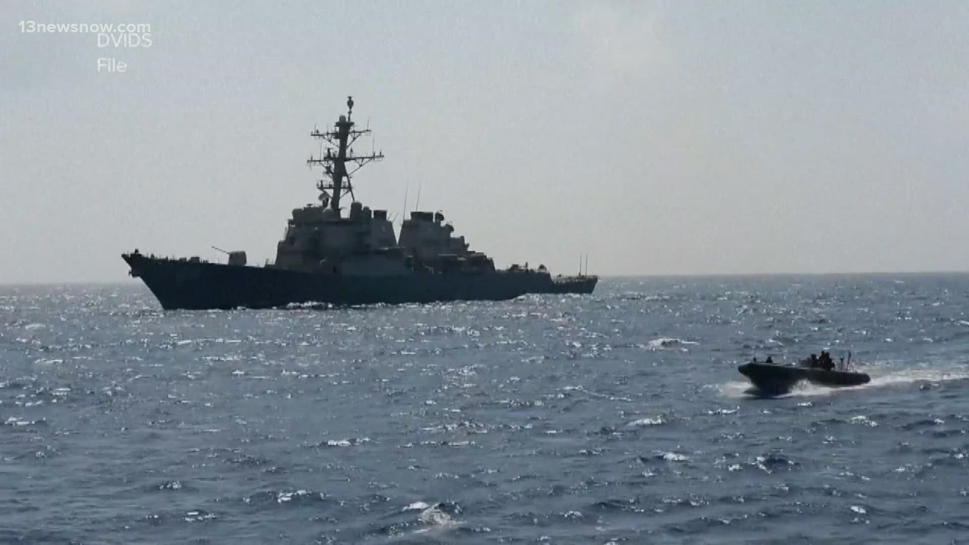 The Pentagon says that during a 7-hour-long attack hit 3 commercial ships and the USS Carney. The Pentagon is blaming Iran for the attacks.