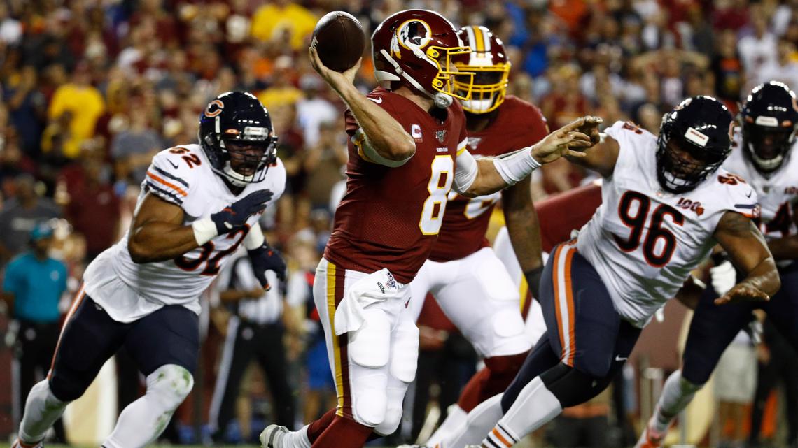 Redskins fall hard to Chicago 31-15 on Monday Night Football