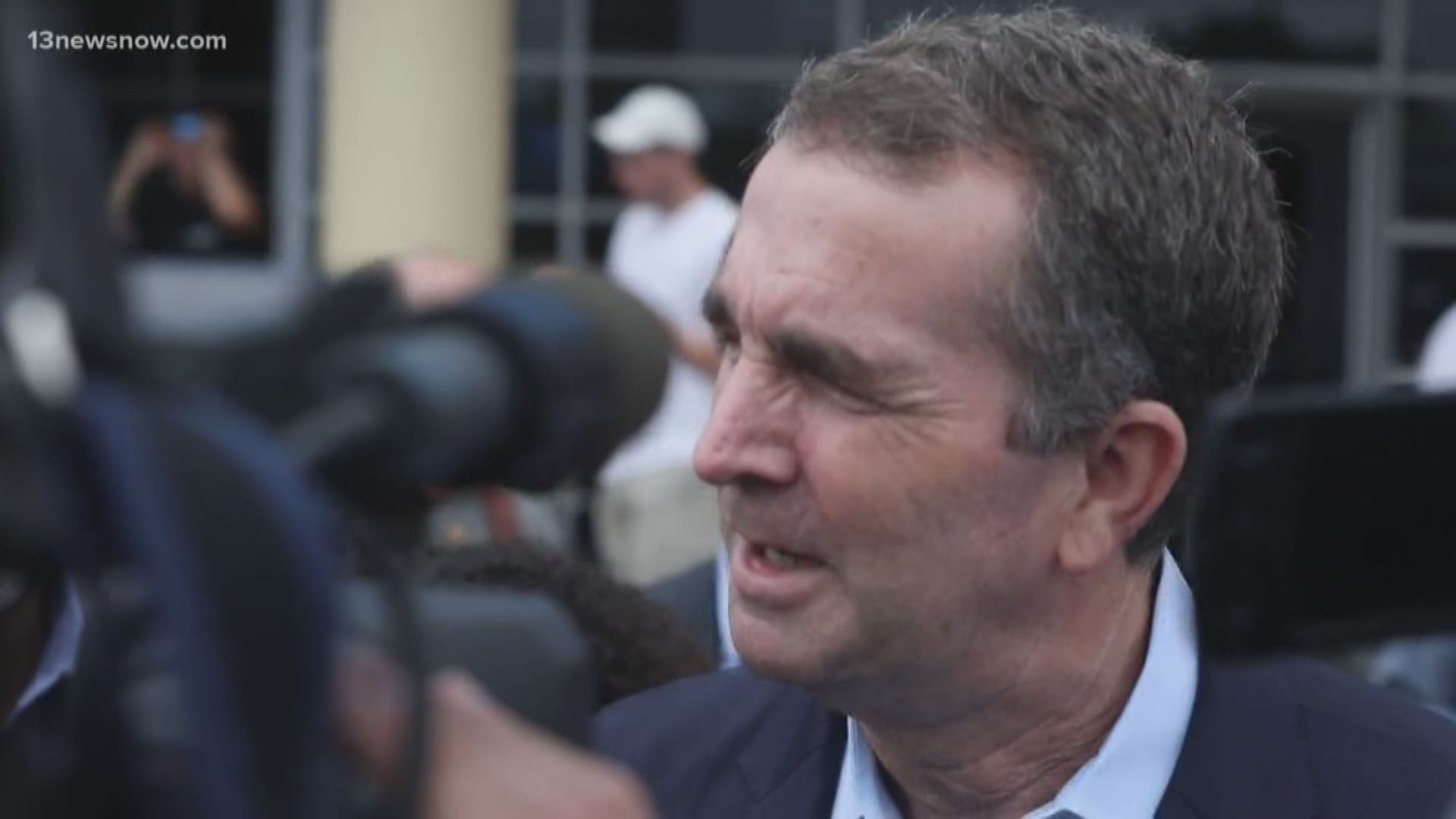 Governor Ralph Northam met with victims and the families for victims of the Virginia Beach Municipal Center shooting.